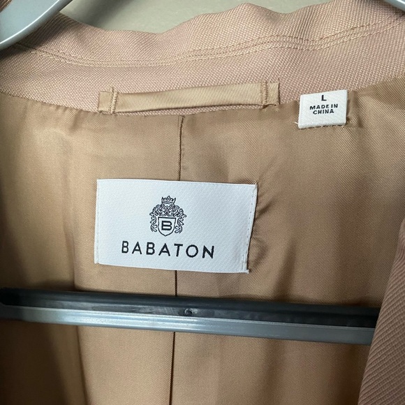 BABATON x ARITZIA Oversized Tan Wool Blend Blazer Size Large - Picture 5 of 12